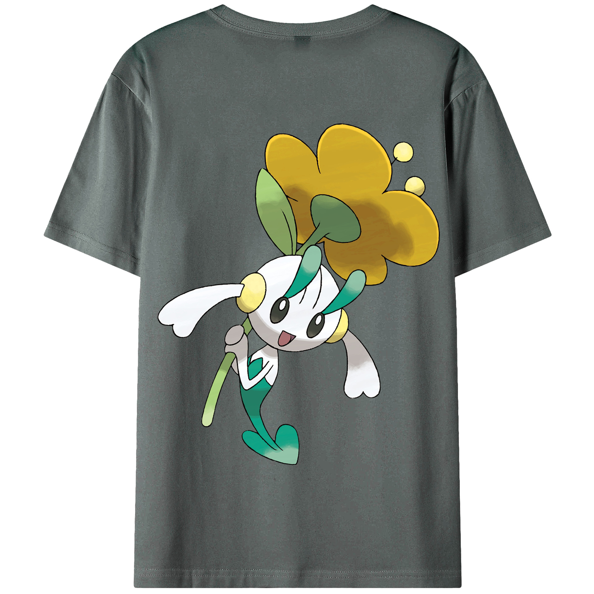（画像用） ポケットモンスター Pokémon 綿100％半袖Tシャツ（背面プリント）